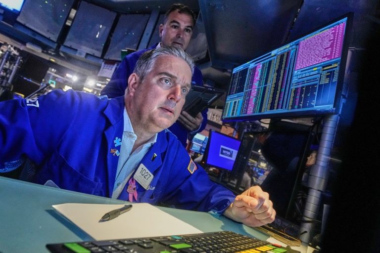 US stocks slip as trade tensions with China flare up again