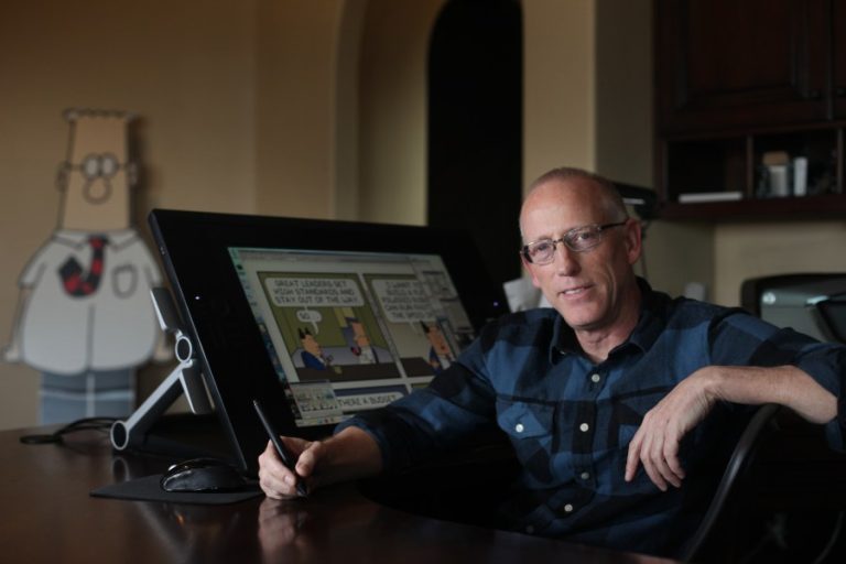 Trump says he’ll help ‘Dilbert’ creator Scott Adams get cancer treatment