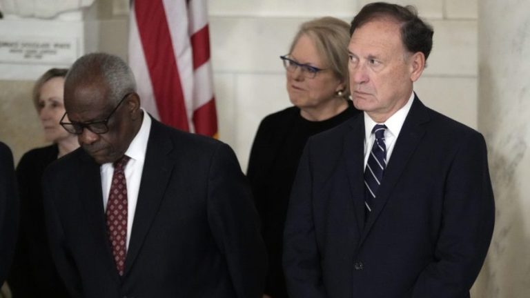 Trump hopes Alito, Thomas stay on Supreme Court bench