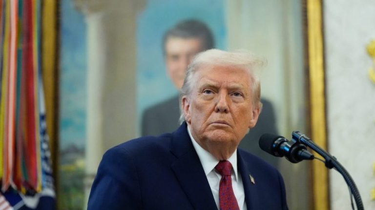 Trump blames Brown, not FBI, for delay in finding shooting suspect