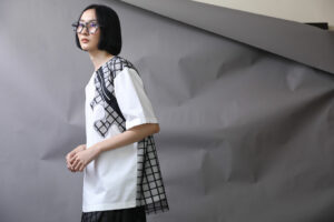 Two designers, one outfit