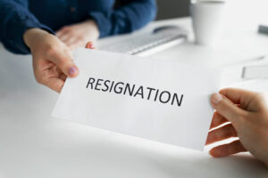 A flurry of resignations