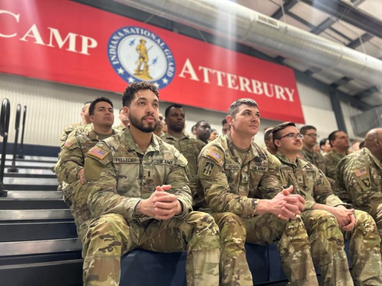 300 Indiana National Guard troops arrive in Washington D.C.
